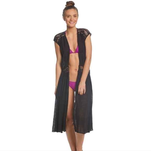 O'Neill | Lillian Black Embroidered Two Way Dress - Picture 2 of 9